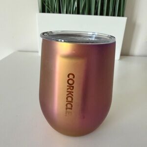 Corkcicle Gold and Pink Tumbler
